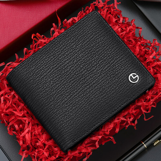 Jinlilai portefeuille cadeau de mode Clip de billette pour hommes de la mode portefeuille court portefeuille horizontal cadeau pour papa