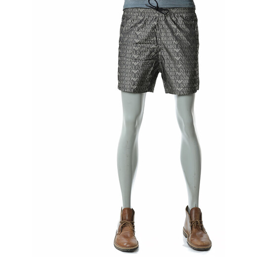 ARMANI/Armani EA Men's Old Flower Eagle Mark Beach Pants Casual Shorts EM000583 AF12352 Dark Blue FB208 XS