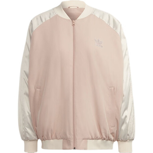 Adidas Clover Jacket Women's Spring New Sportswear Windproof Fashion Baseball Clothing Comfortable Standing Collar Jacket HF9195 XS