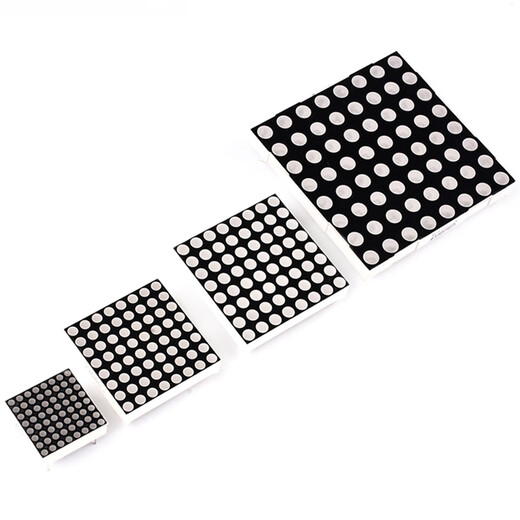 Zejie 8*8 LED dot matrix module 1.9/3/3.75/5mm red 1088/1588/2088BS common yin and yang screen 3.75mm common yang (1588BS)