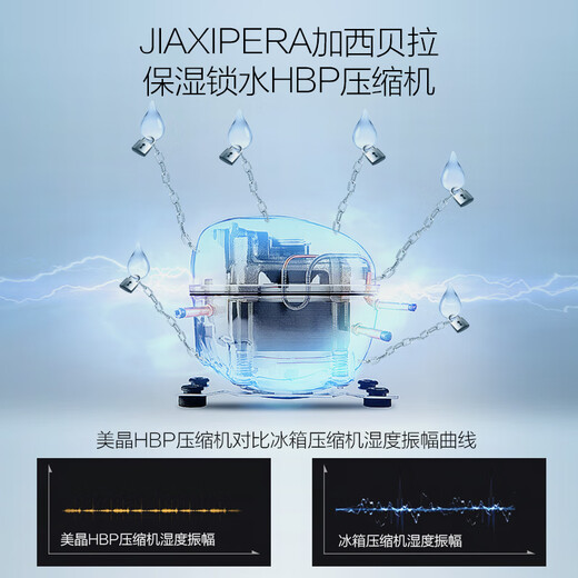 Meijing (raching) C380A solid wood constant temperature and humidity cigar cabinet with precise temperature control and humidity control, real air-cooled and frost-free household cigar cabinet, rosewood brown (Canadian cedar wood shelf) 380L