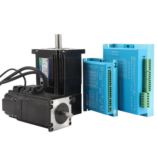 Jie Yintong 86 closed-loop stepper motor HSE1.2/2/3/4.5/8.5/12N has scratches during trial use 90% new 86J12156EC-1000-SC brake motor