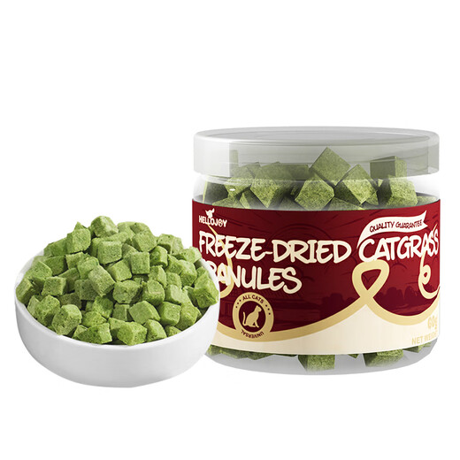 HELLOJOY chicken freeze-dried bucket cat grass grains cat snacks cat hair ball cream spitting hair balls kitten catnip 60g/can