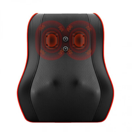 Magnet vibration lumbar massage waist massager lumbar press 509C black (414011) as shown in the picture