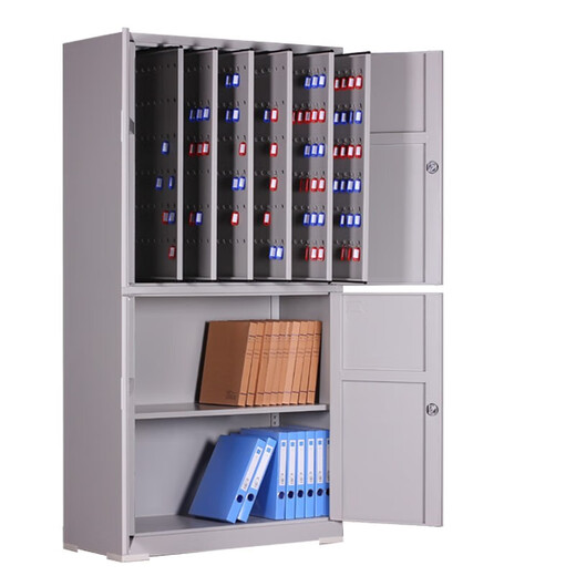 Floor-standing combination lock car property office property key management box multi-position key storage cabinet full body 1000-position key cabinet thickened version