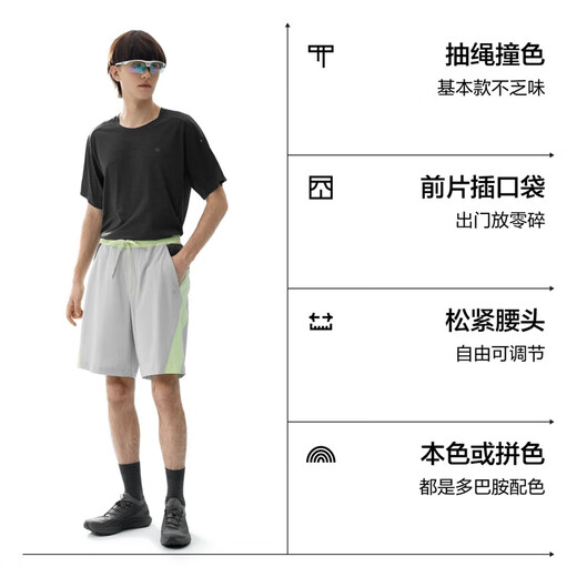 Piel fría de plátano 501 Pantalones deportivos resistentes a la protección solar fría y resistente para hombres en verano