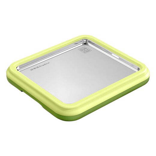 RoyalStar (Royalstar) Joghurtmaschine für Hausbraten Eisplattenbraten Eismaschine für hausgemachte DIY -Brandbraten von Kindern Joghurt Eismaschine 2025 Neue reine Titan -Panel -Brat -Eisplatte Internet Promi Making Machine Kiwi Green [Lebensmittelkontakt 304 Stahloberfläche] + Fried Ice Shovel *2