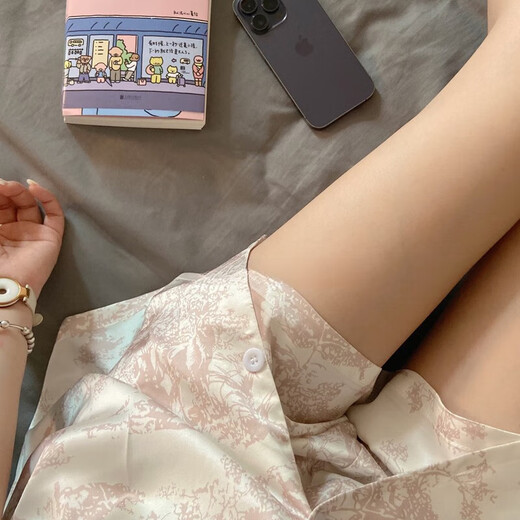 Langsha Bingsi Pyjamas pour femmes en shorts d'été et shorts pour mignon mince style haut de gamme 2025 Nouvel ensemble de vêtements domes