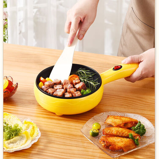 Smart electric frying pan, omelette pan, household egg-making and dumpling artifact, steamed egg cooker, multi-functional cooking pot, non-stick electric pancake pan, breakfast machine, double layer, limited time special offer, non-stick inner pot, can fry eggs/steamed eggs/pancakes, multi-functional