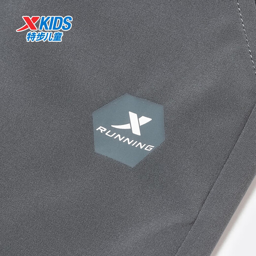 XTEP (XTEP) Детские тканые спортивные брюки для летних мальчиков и девочек, средних и крупных детей, дышащие, быстро сушеные, прохладные и комальные спортивные брюки Pearl Grey 160