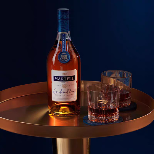 Martell Blue Belt Xo Martell Mingshi Cognac Vin importé français 700 ml 1000ml Boîte cadeau Martell Blue Belt Xo 1000ml 2 Bouteilles
