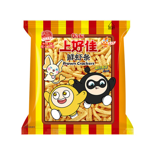 上好佳（Oishi）鲜虾条 膨化零食大礼包 6g*20袋