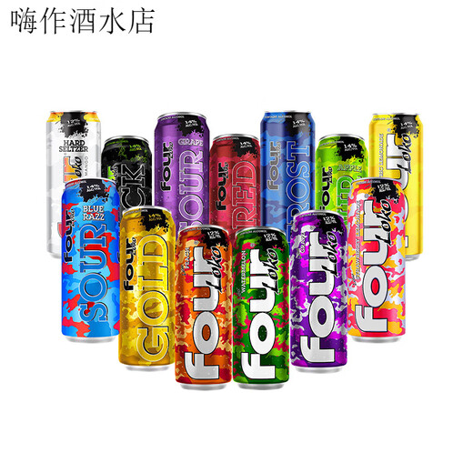 Fourlokofourlock Wine Vierloko vorgemischt Cocktail Fourloko Sloko High Fruit Beer 695ml Optional 6 Dosen (verkauft 68 Yuan große Flasche Deutsch Pfirsiche