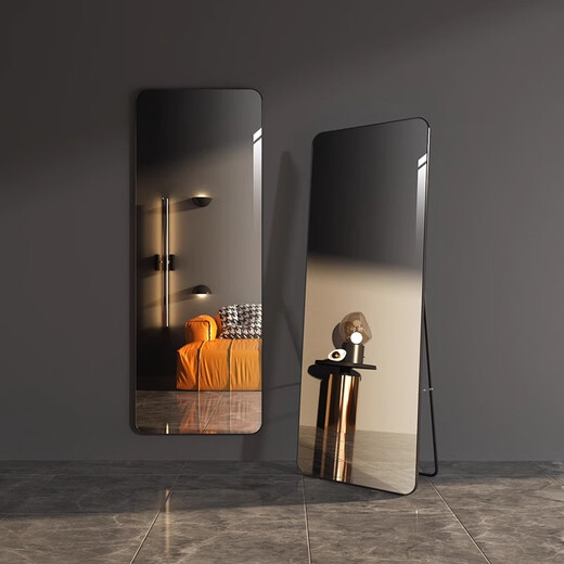 华音轩穿衣镜全身镜落地镜子贴墙试衣镜卧室少女化妆镜浴室立体防爆镜子