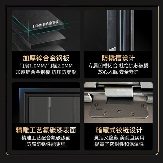 Star Moon God Class A Fingerprint Anti-theft Door Top Ten Brands Home Doors Entry Doors Entry Doors Home Security Door Smart Lock Big Doors Children and Mother Door Pack Installation (Choose it if you don’t know the size) 2250*1050 External Open Single Door (Mechanical Lock Configuration)