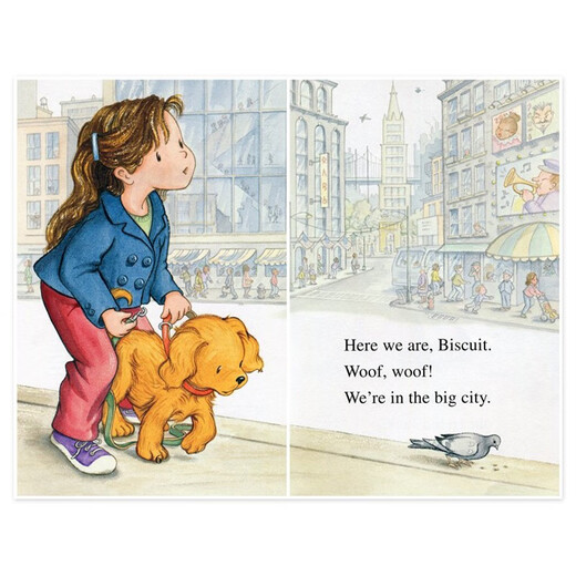 
Biscuit Dog Series: Biscuit Visits the Big City Imported Original English Picture Book Primary School Teaching Assistant