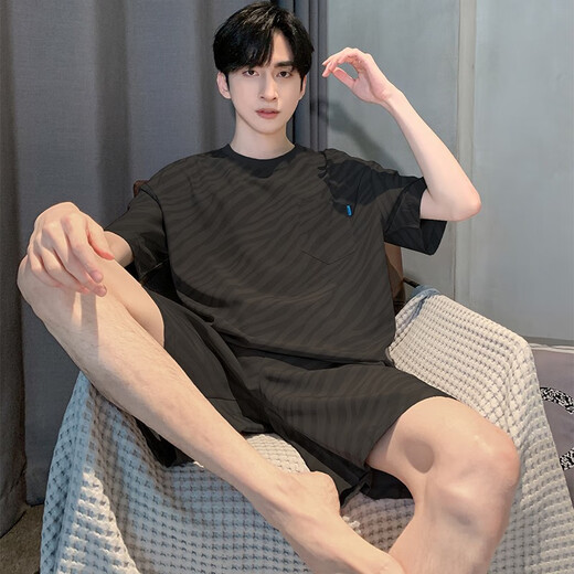 Catman (Miiow) 2025 Nuevo pijamas para hombres pantalones cortos delgados de verano pantalones cortos de verano de verano
