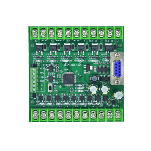 Domestic plc industrial control board programming controller fx2n-10/14/20/24/30/mr/mt with 485 analog quantity and 485 base FX2N-14MR
