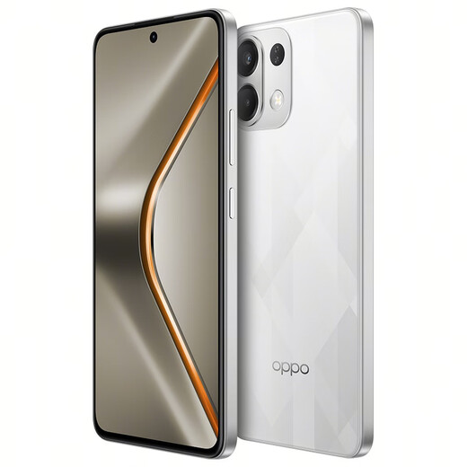 OPPOReno14 16GB+512GB Super beautiful small direct screen 2025 new product In-store purchase 12 issues Interest-free K12s 7000mAh large battery life 5G mobile phone Starburst White 8GB+128GB Official standard configuration