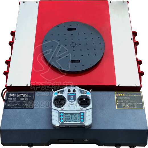 Jiang Zhiai electric transport tank truck Niu small tank heavy-duty universal wheel rotating straight steel rubber wheel heavy object transport artifact 20 tons load lithium battery ultra-high