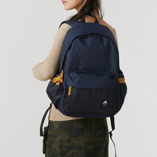 阿迪达斯 （adidas）双肩包男包女包运动包学生书包电脑包户外出行休闲背包HY0749 JX5009藏青蓝 约45*32*16cm 以专柜实物为准