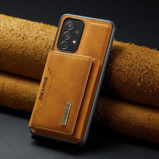 Suitable for Samsung Galaxy A73 wallet magnetic phone case A72 full-package anti-fall A71 special protective case M2 series [black] Samsung Galaxy A73 [5G version]
