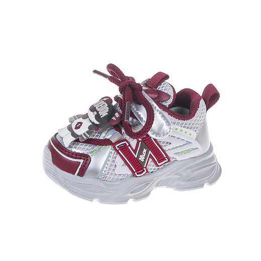 
RONGXITU 2025 Spring Infant Toddlers Lightweight Daddy Shoes 13 Years Old 693 Brew Red 17 -21 Shot 5 Pairs