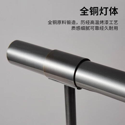 OPPLE 2025 New All Copper Bedroom Table Lamp Children's Study Special Table Lamp Foldable Nordic Simple Internet Celebrity Creative Bed 9195 Table Lamp Black Polished Gold Button Switch