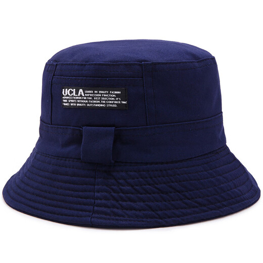Bolsro Summer Summer Sombrero de pescador de doble cara Protección solar Sol Gombado Sol Hombres y mujeres El mismo estilo Sombrero plegable Sombrero Gris claro de 58 cm