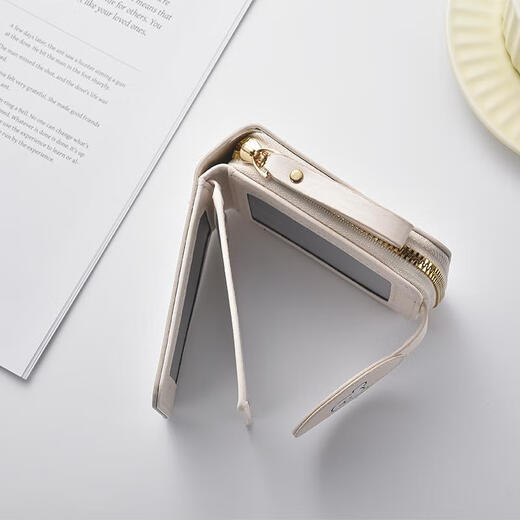 Chajin 2025 Neue Nischen-Designkartenbeutel Mehrkarten-Brieftasche mit großer Kapazitätszertifikat Aufbewahrung kleiner Münzen Brieftasche Frauen Multifunktions-Erdbeerpulver