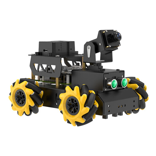 Fantasy Ros2 Raspberry Pi 5/4B Smart Car Turbopi Mai Wheel AI Großmodell Visuelle Erkennung Tracking Voice Interaction Python Open Source Programming Roboter Deluxe Version (unterstützt AI Big Model Function) Raspberry Pi 5 (kein Motherboard und keine SD -Karte)