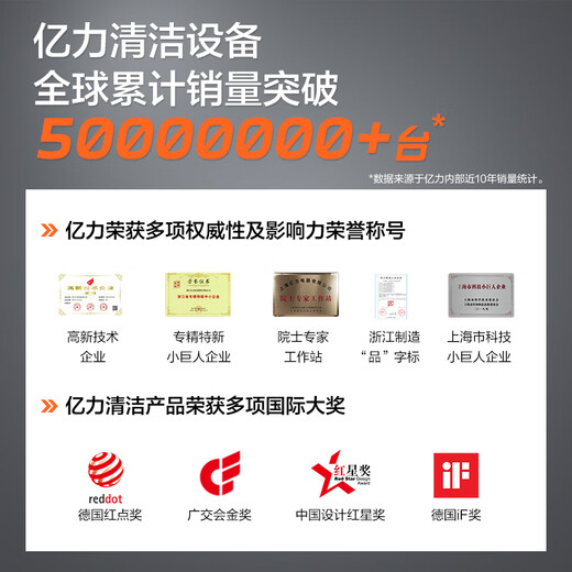 亿力工业级吸尘器车载家用商用超强大吸力 除尘吹尘吸水神器开荒装修美缝大功率家电6201-18L 国家补贴