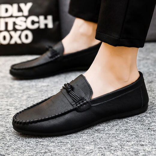 Lexi Beilu 2025 Doudou zapatos de cuero de moda para hombres zapatos de negocios casuales de cuero d826 marrón 39