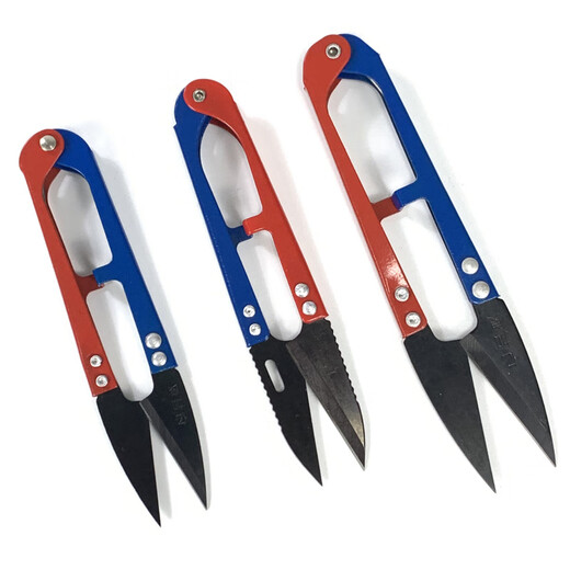 正牌亿加良剪刀线剪纱剪小剪刀纺织厂服装厂专用小剪子剪线头专用 一条12把(亿加良198线剪) (店长)