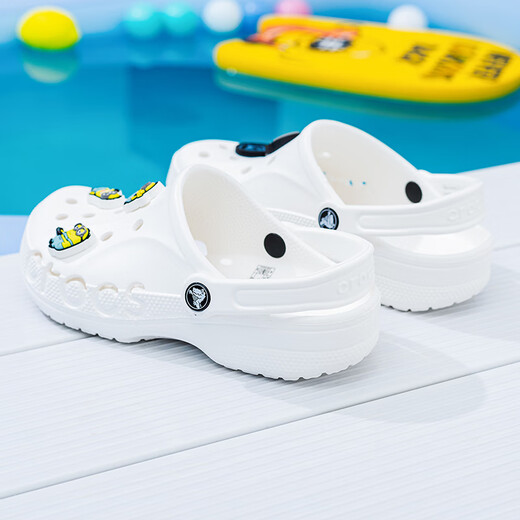 Crocs Crocs Crocs Crocs Crocs Men's Shoes Women's Shoes New Lightweight Wear-Resistant Slipper Casual Sandals 10126-001/It is recommended to take one size smaller 36 37