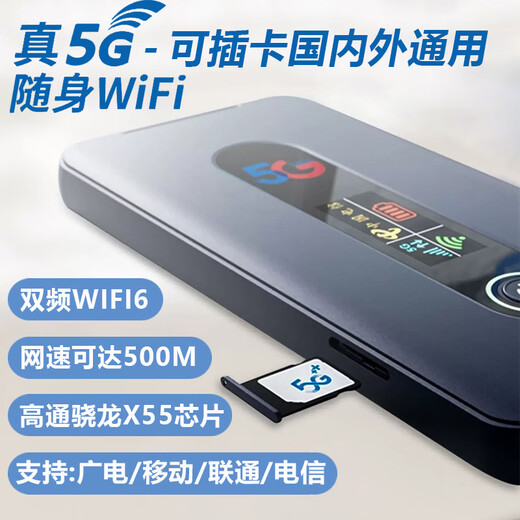 Global Pass plug-in card true 5G portable WIFI mobile wireless network portable Internet card router hotspot 5G Qualcomm plug-in card Global Pass