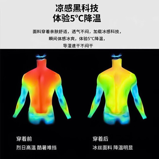 花花公子（PLAYBOY）花花公子2025新款爸爸夏装套装男士冰丝运动短袖t恤中老年POLO衫 6630#乌兰三件套 M 穿90-110斤