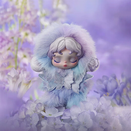 POP MART brand new authentic SKULLPANDA vinyl face plush pendant SP series blind box trendy toy gift dyed brand new unboxed