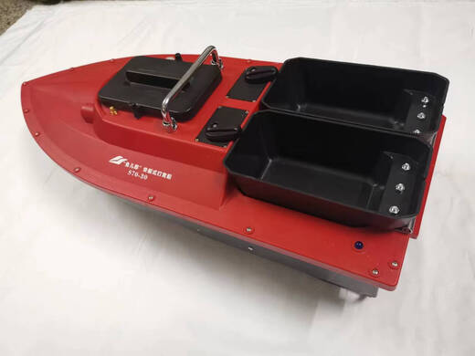 Zailu nesting boat high power 12v remote control boat nesting boat fishing automatic return hook boat pulling net 12 high power netting red 32CM sculls high speed speedboat color box 12