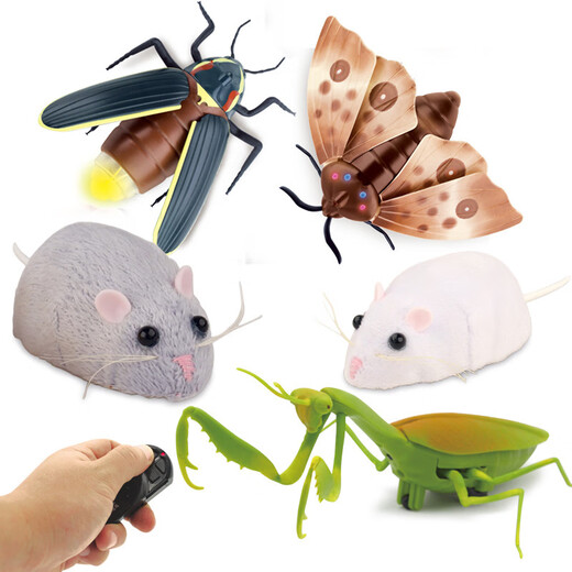 
Original direct supply, novel and unique remote control electric insect toys, electric snails and rats, pranks, 9923 bee, 129G, weight 0.29kg