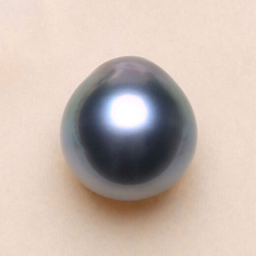 1113mm Natural Seawater Tahitian Black Pearl Paired with Water Drop Baroque Stud Earrings Pendant Malachite Green BFT BFT884