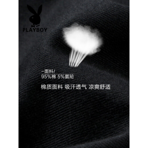 花花公子（PLAYBOY）短袖t恤男ins潮牌个性时尚加肥加大肥佬大码百搭宽松半袖简约帅气 723T恤 2XL (146-165斤)