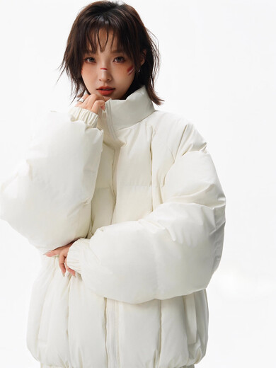 OEMG high-end black silhouette cotton jacket men's autumn and winter trendy leather jacket tops thickened warm jacket black XL recommended 110-130Jin Jin equals 0.5 kg