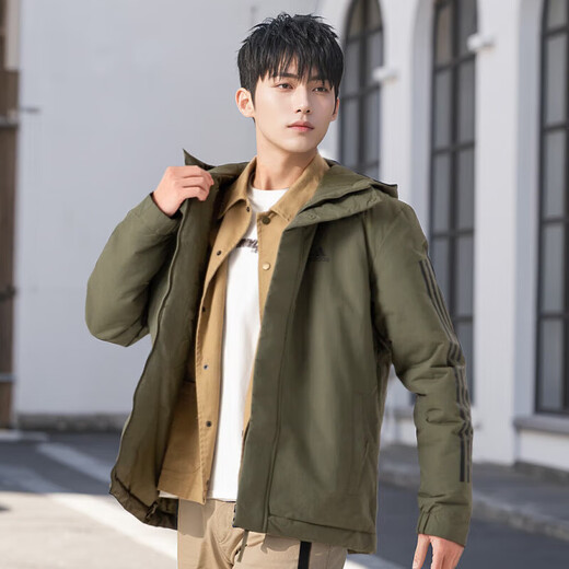 Adidas offizielles Schiffsgeschäft Herrenanzug 2025 Sommer neue warme Baumwolljacke mit plüschgestrickten Hosen 2-teiliger IV9230+IB4023 L [175-180 cm/150-160jin [Jin gleich 0,5 kg]]]