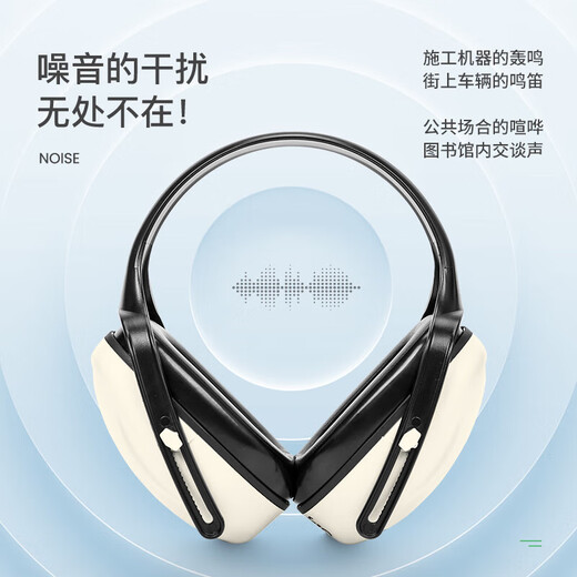 Honeywell sound insulation earmuffs MACH1 economical noise reduction sleep learning work decoration R024W white 1