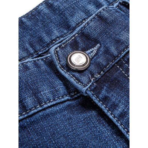 Sept Wolf (SW1960) Spring and Summer Min Cotton Jeans Business d'âge moyen masculin Straight Size Casual Waby Dad Pantalable Breathable Long Pants 3891 Zhonglan Summer Thin 31 [2 pieds 4]