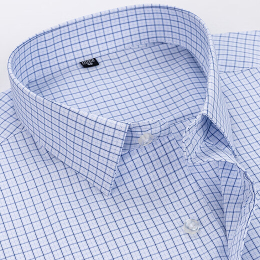 
Lilang bamboo fiber long-sleeved shirt for men middle-aged business casual striped shirt for men loose daddy suit 6623 38 equal size