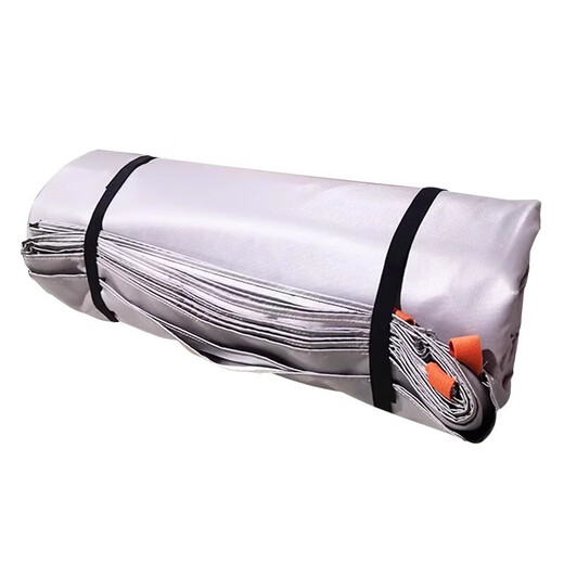 New energy vehicle fire-extinguishing blanket Glass fiber electric vehicle fire-retardant cloth High silica fire-fighting special silicone fire-proof blanket box Car fire-extinguishing blanket box + 6*8 meter glass fiber fire-extinguishing blanket set