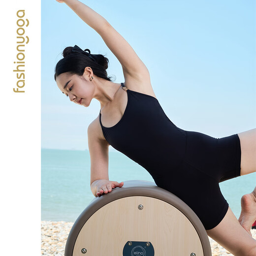 Fansheng Yoga 2025 New Sports Fitness Yoga Pilates All-in-One Shaping Jumpsuit FC15926 Naked Shaping Black L