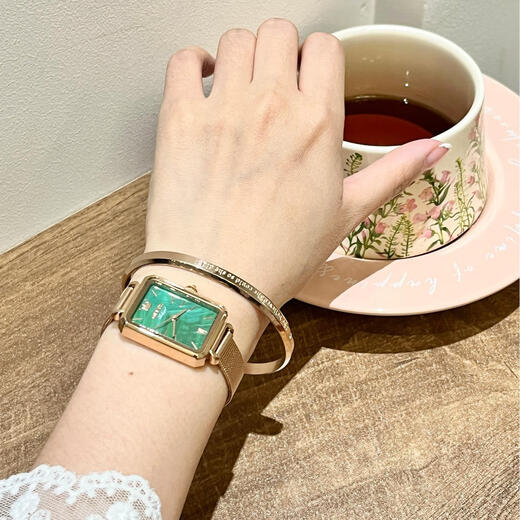 
Olius Swiss certified brand watch women's waterproof watch temperament retro women's watch women's light luxury quartz watch 6624 [Simplified series] Retro forest series